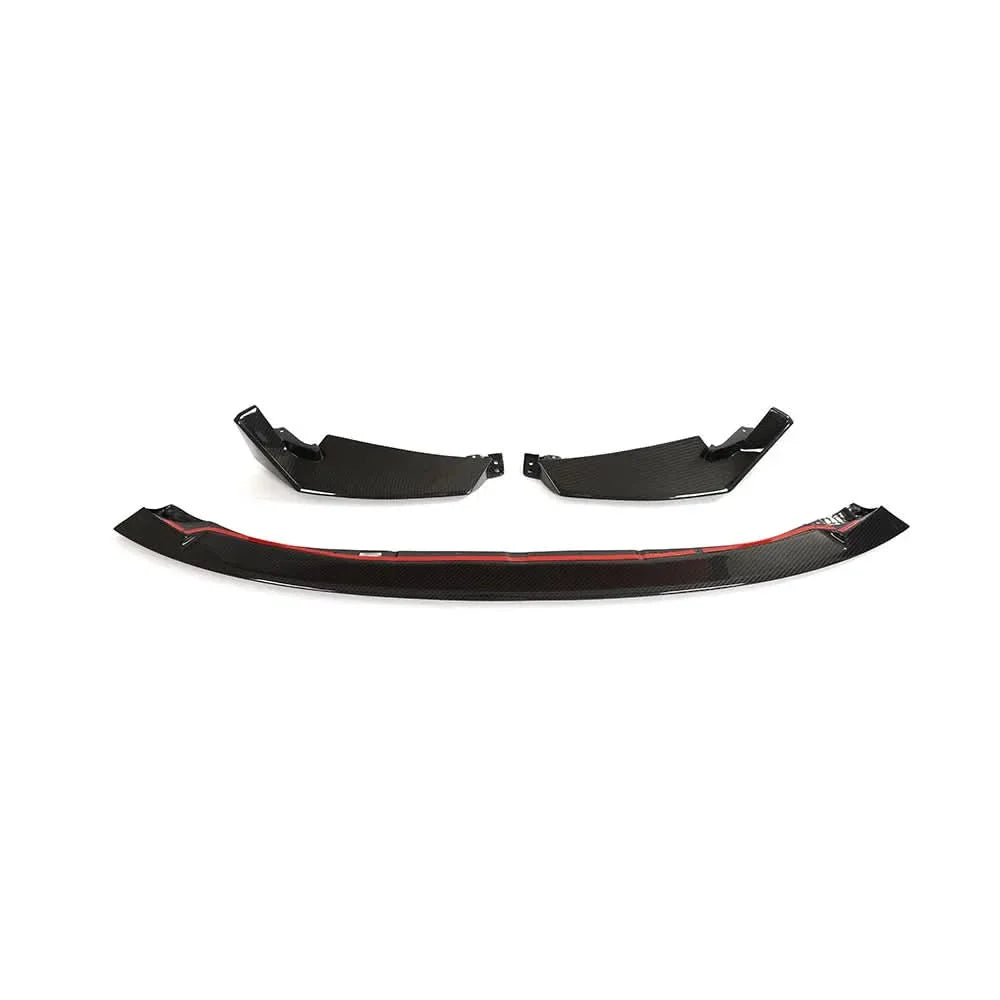 Dry Carbon Fiber CSL Style Front Splitter (3PC) – BMW G80 M3 & G82/G83 M4 (2021+)
