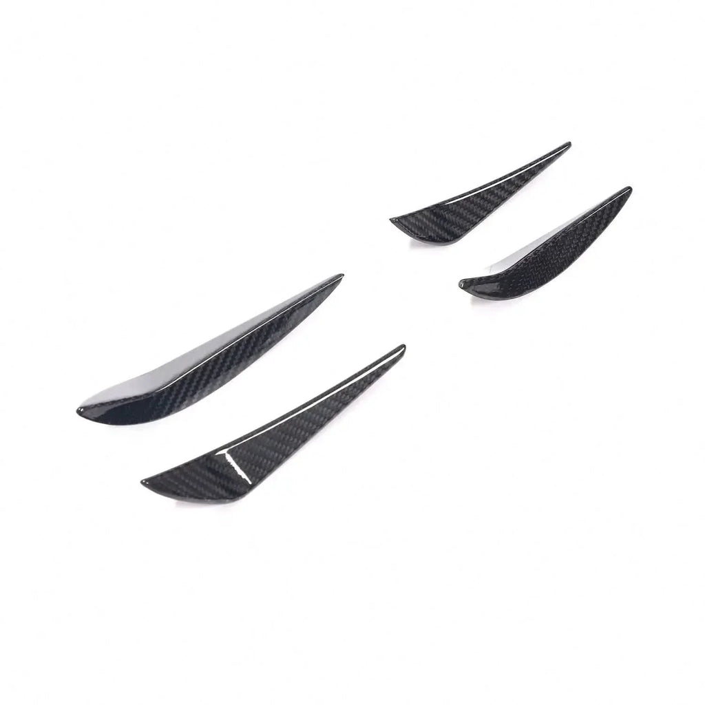 Carbon Fiber Front Bumper Canards (3-Piece Set) – BMW G80 M3 & G82 M4 Coupe (2021–Present)