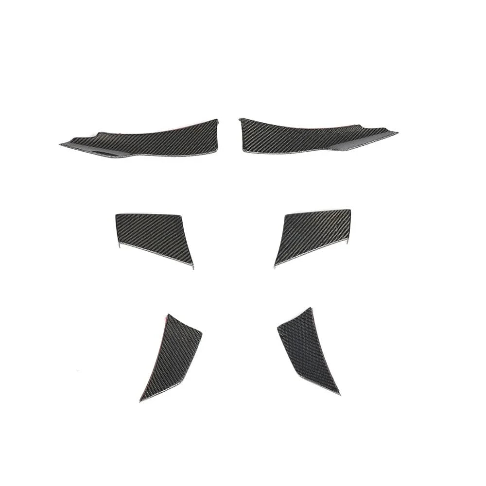 Performance Carbon Fiber Front Canards Bumper Fins for BMW F80 M3 & F82 F83 M4 2014-2020