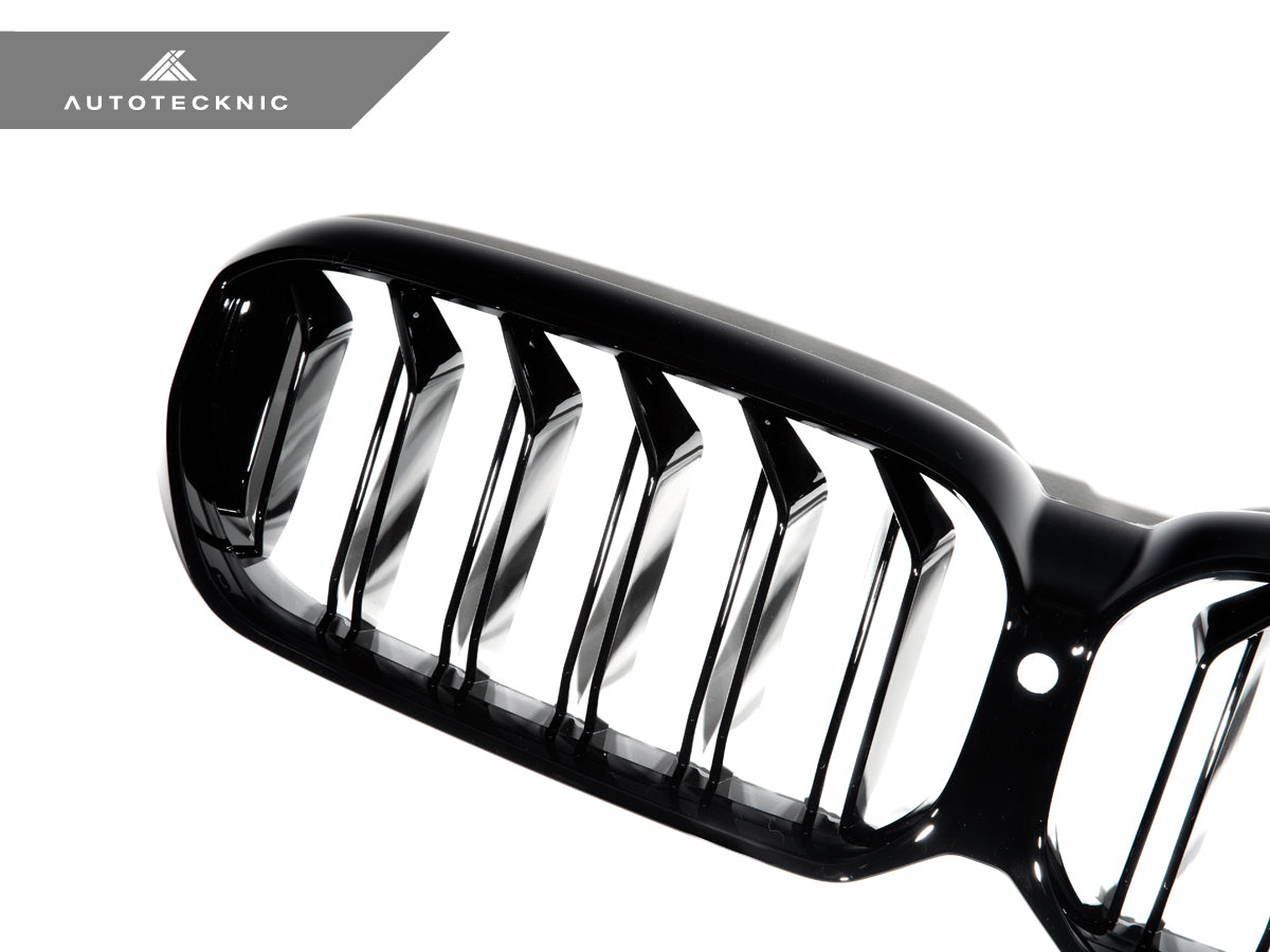 AutoTecknic Gloss Black Front Grille - BMW F90 M5 LCI | G30 5-Series LCI
