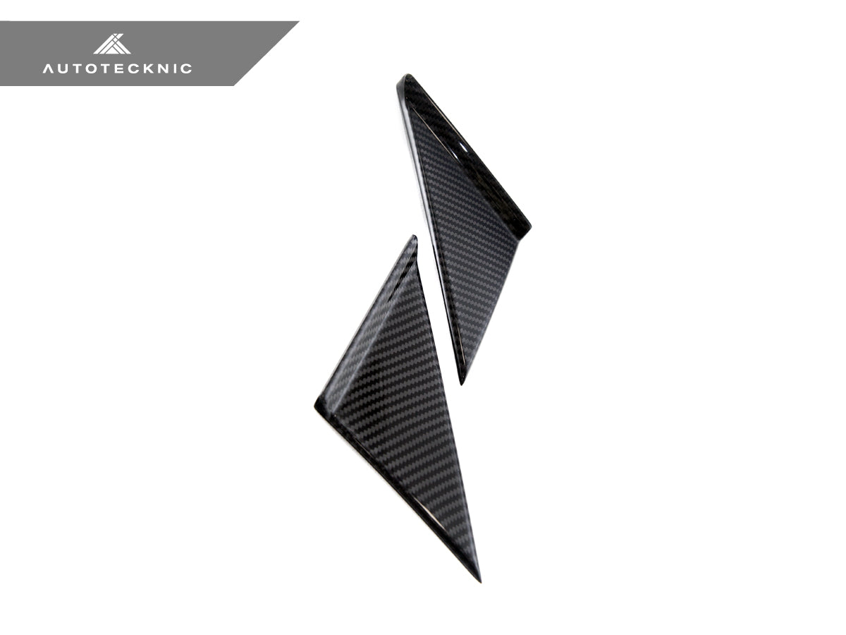 AutoTecknic Version III Dry Carbon Side Mirror Wind Deflector Set - A90 Supra