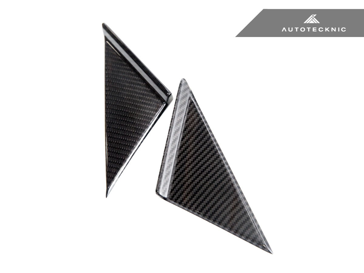 AutoTecknic Version III Dry Carbon Side Mirror Wind Deflector Set - A90 Supra