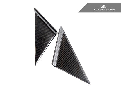 AutoTecknic Version III Dry Carbon Side Mirror Wind Deflector Set - A90 Supra