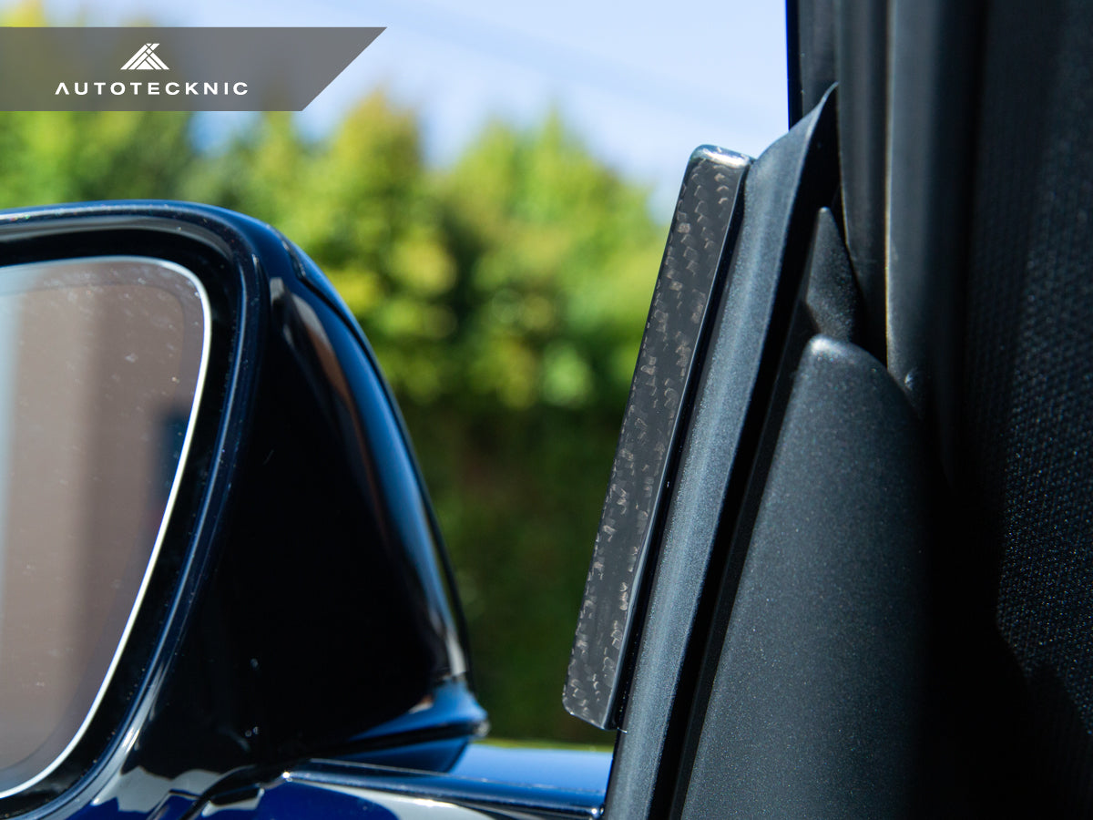 AutoTecknic Version III Dry Carbon Side Mirror Wind Deflector Set - A90 Supra