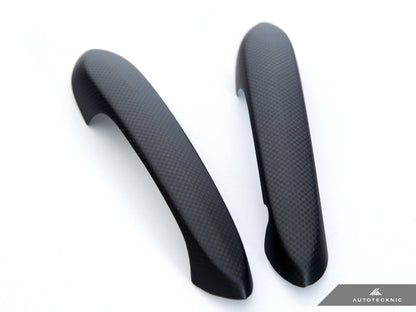 AutoTecknic Carbon Fiber Door Handle Trims - A90 Supra
