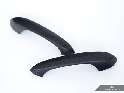 AutoTecknic Carbon Fiber Door Handle Trims - A90 Supra