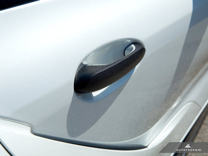 AutoTecknic Carbon Fiber Door Handle Trims - A90 Supra