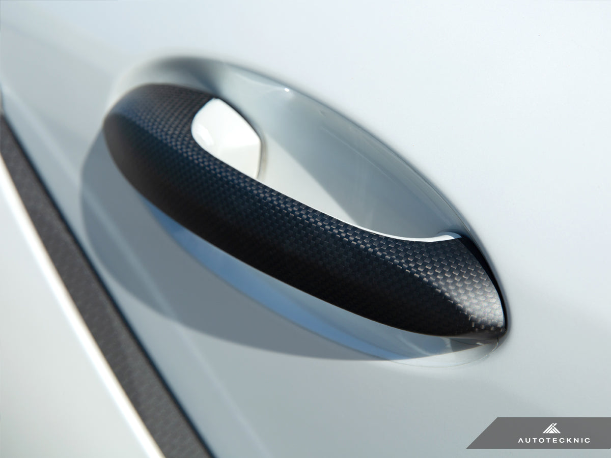AutoTecknic Carbon Fiber Door Handle Trims - A90 Supra