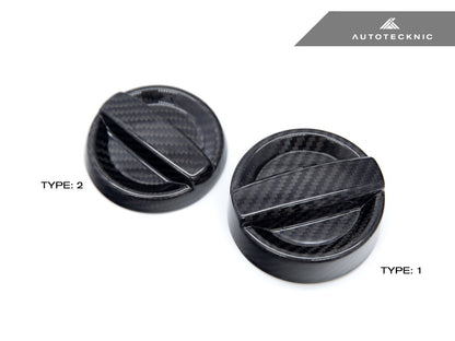 AutoTecknic Dry Carbon Competition Oil Cap Cover - A90 Supra