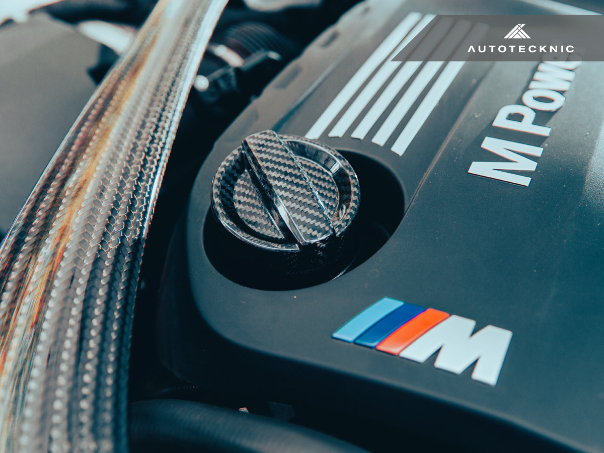 AutoTecknic Dry Carbon Competition Oil Cap Cover - F30/F8X