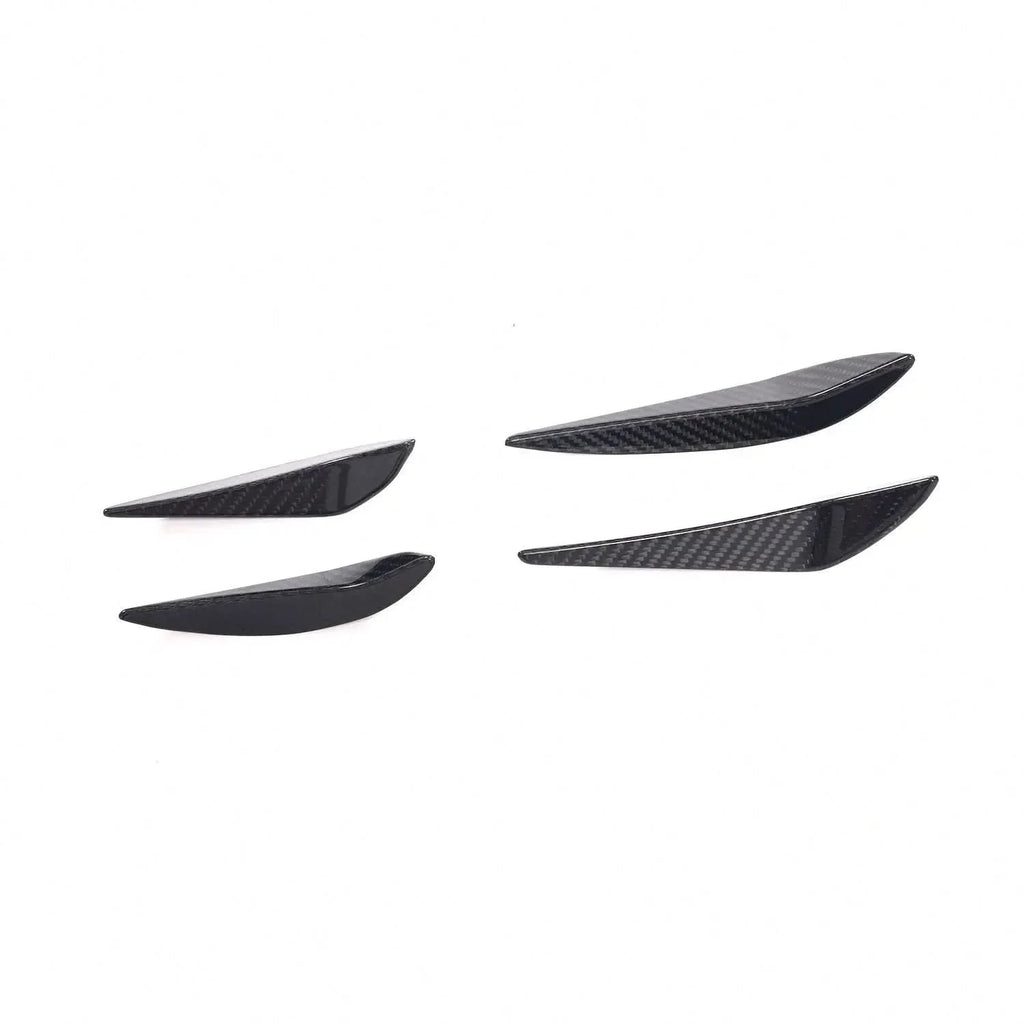 Carbon Fiber Front Bumper Canards (3-Piece Set) – BMW G80 M3 & G82 M4 Coupe (2021–Present)