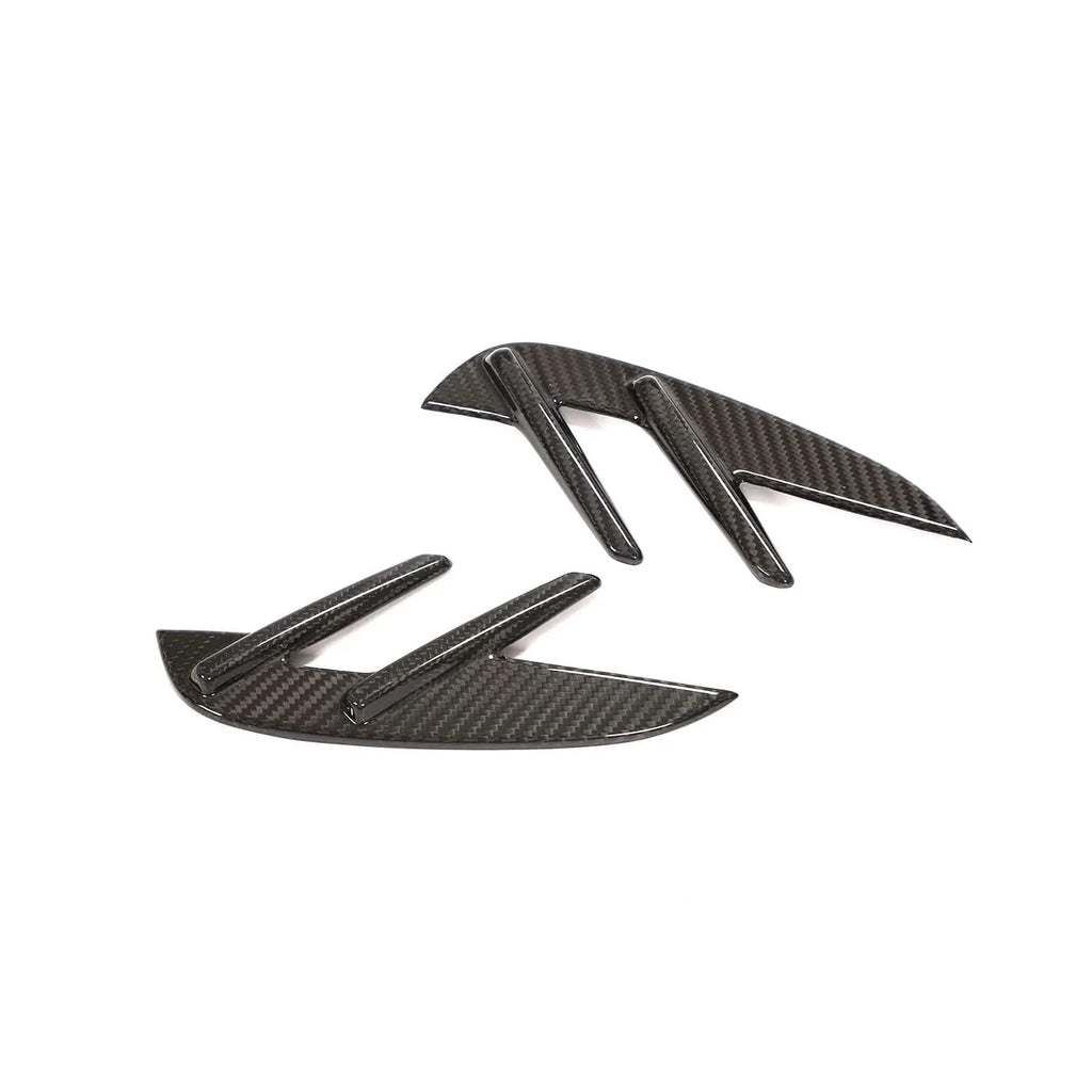 Dry Carbon Fiber Front Fender Vent Trim Set – BMW G80 M3 Competition (2021+)