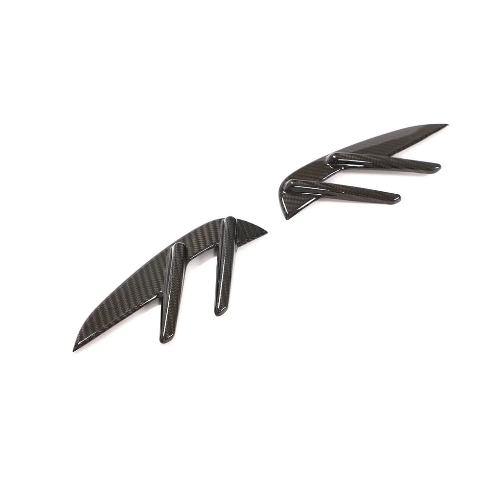 Dry Carbon Fiber Front Fender Vent Trim Set – BMW G80 M3 Competition (2021+)
