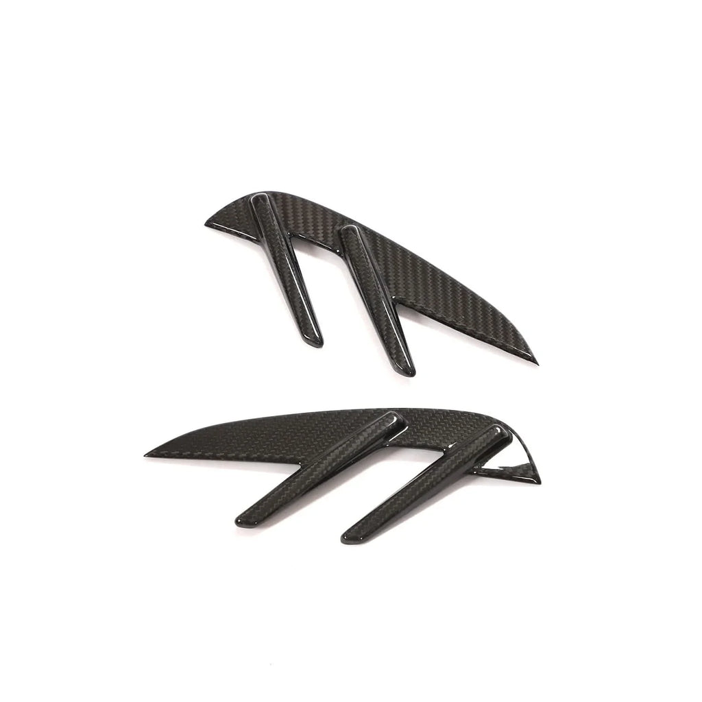 Dry Carbon Fiber Front Fender Vent Trim Set – BMW G80 M3 Competition (2021+)
