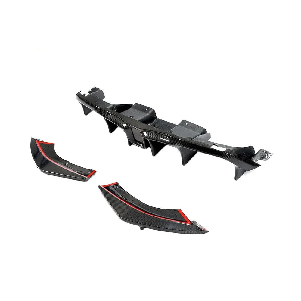 Carbon Fiber Rear Diffuser – BMW M2 F87 & M2 Competition (2016-2020) – Gloss Carbon Rear Aero