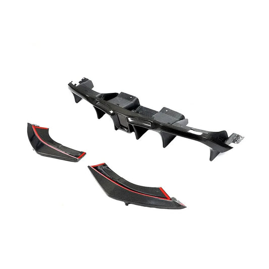 Carbon Fiber Rear Diffuser – BMW M2 F87 & M2 Competition (2016-2020) – Gloss Carbon Rear Aero