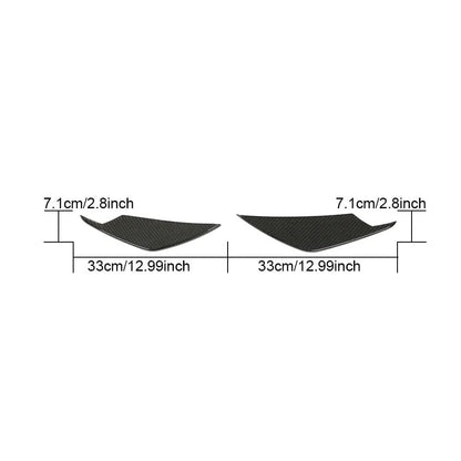 Dry Carbon Fiber Front Bumper Canards – BMW G80 M3 & G82/G83 M4 (2021+)