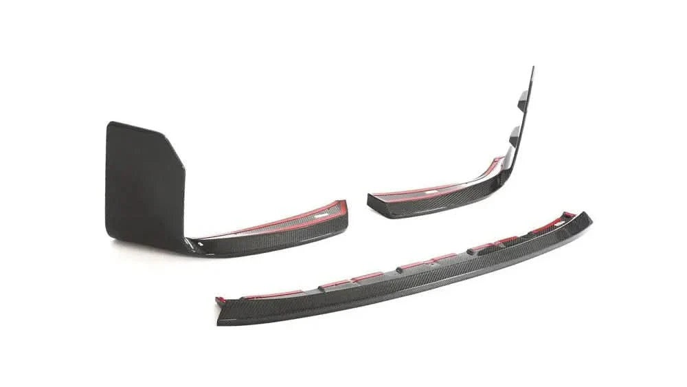 Gloss Carbon Fiber Front Lip Canards Splitter Set for BMW M2 G87 Coupe 2023+