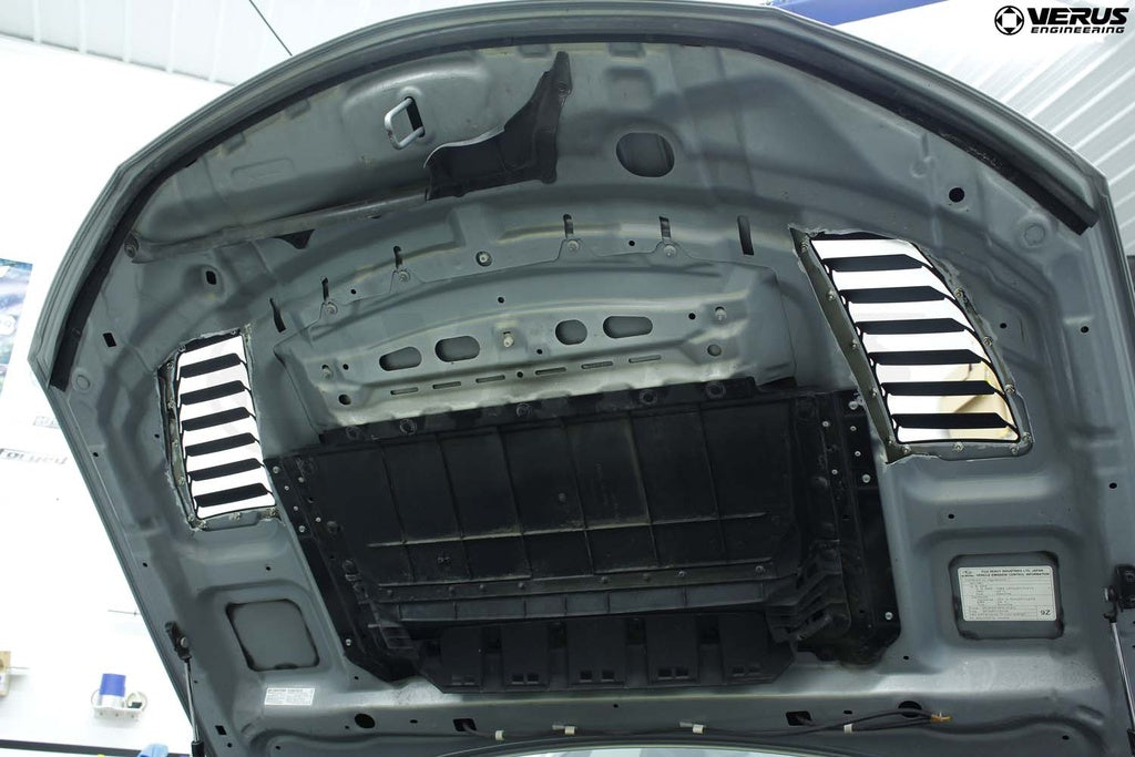 Verus Engineering Hood Louver Kit - 2008-2014 Subaru WRX/STI (GR/GV)