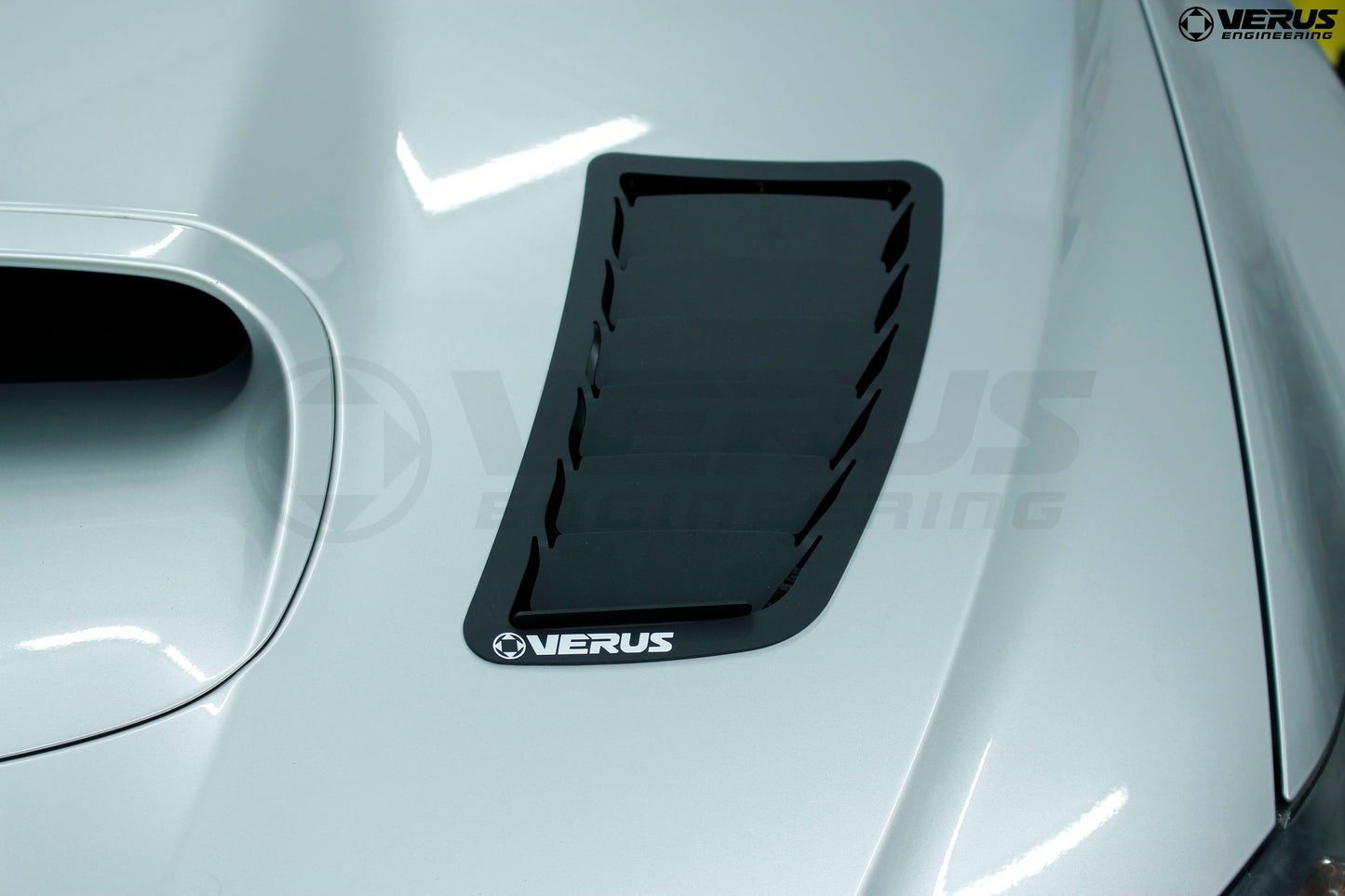 Verus Engineering Hood Louver Kit - 2008-2014 Subaru WRX/STI (GR/GV)