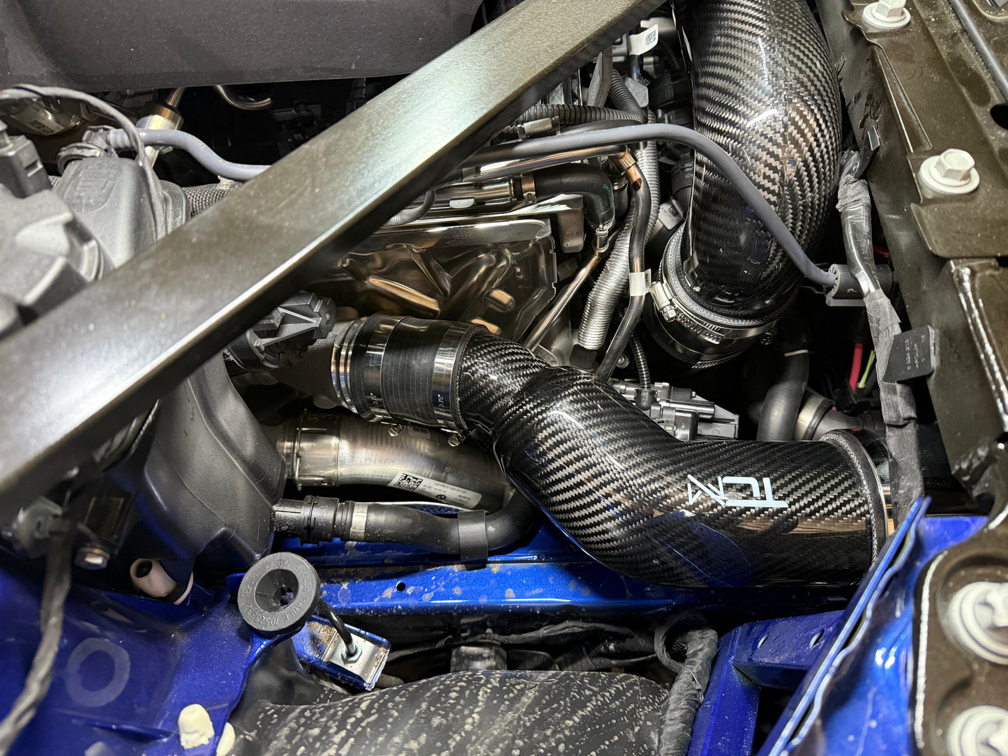 TCM Carbon Fiber Front Mount Intakes BMW M3 M4 M2 G80 G82 G83 G87 S58 | House of Apex - House of Apex