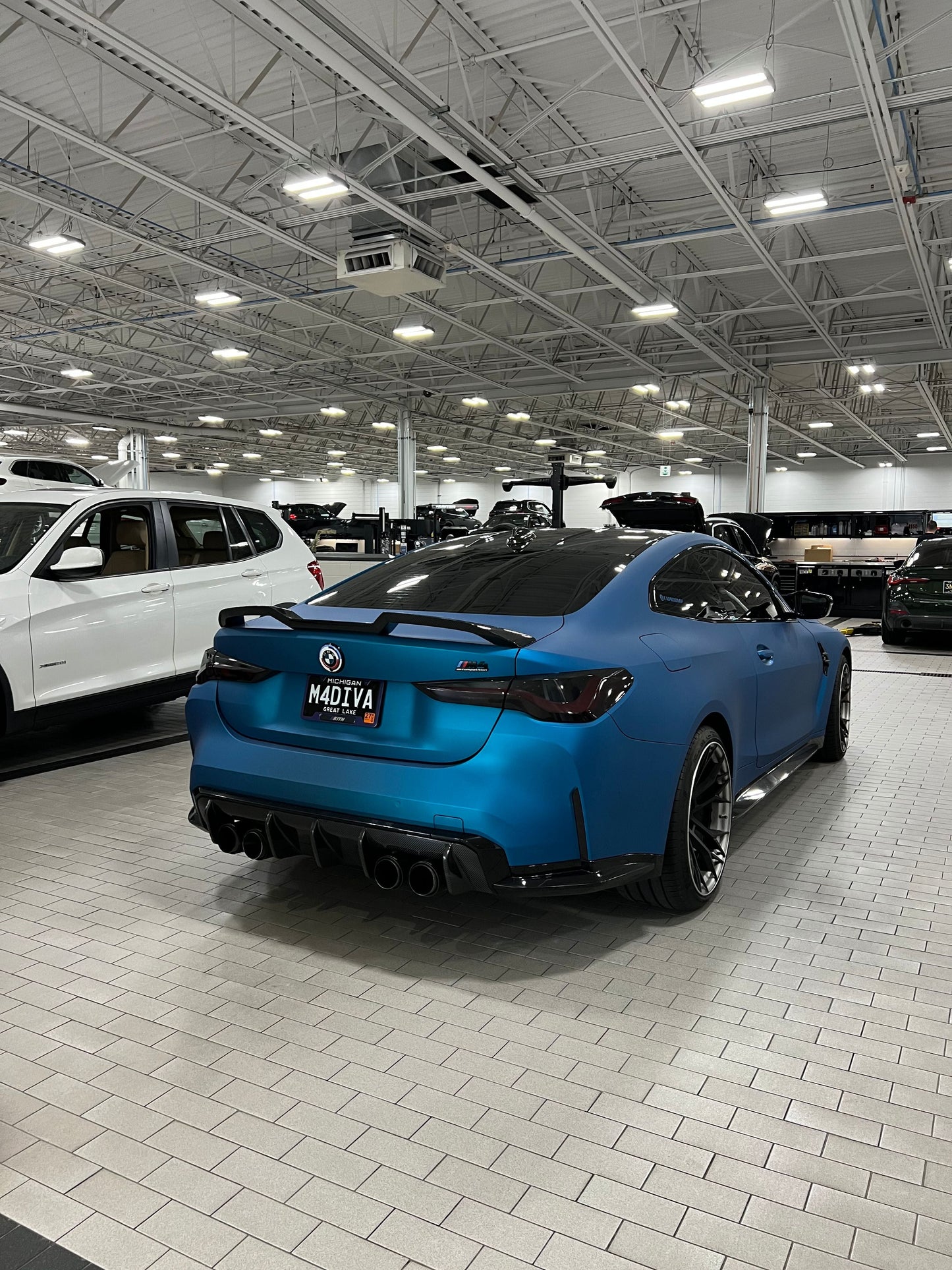 G8X V3 Dry Carbon Fiber Rear Spoiler