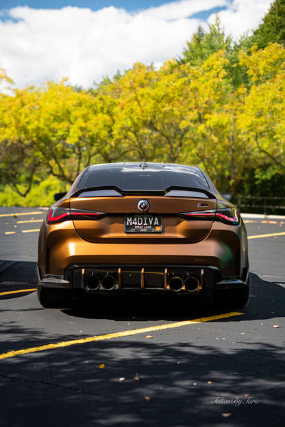 G8X V3 Dry Carbon Fiber Rear Spoiler