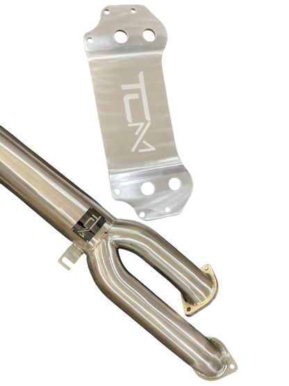 TCM 3.5" Single Midpipe w/Brace BMW M3 | M4 G80 G82 G83 S58 | House of Apex - House of Apex