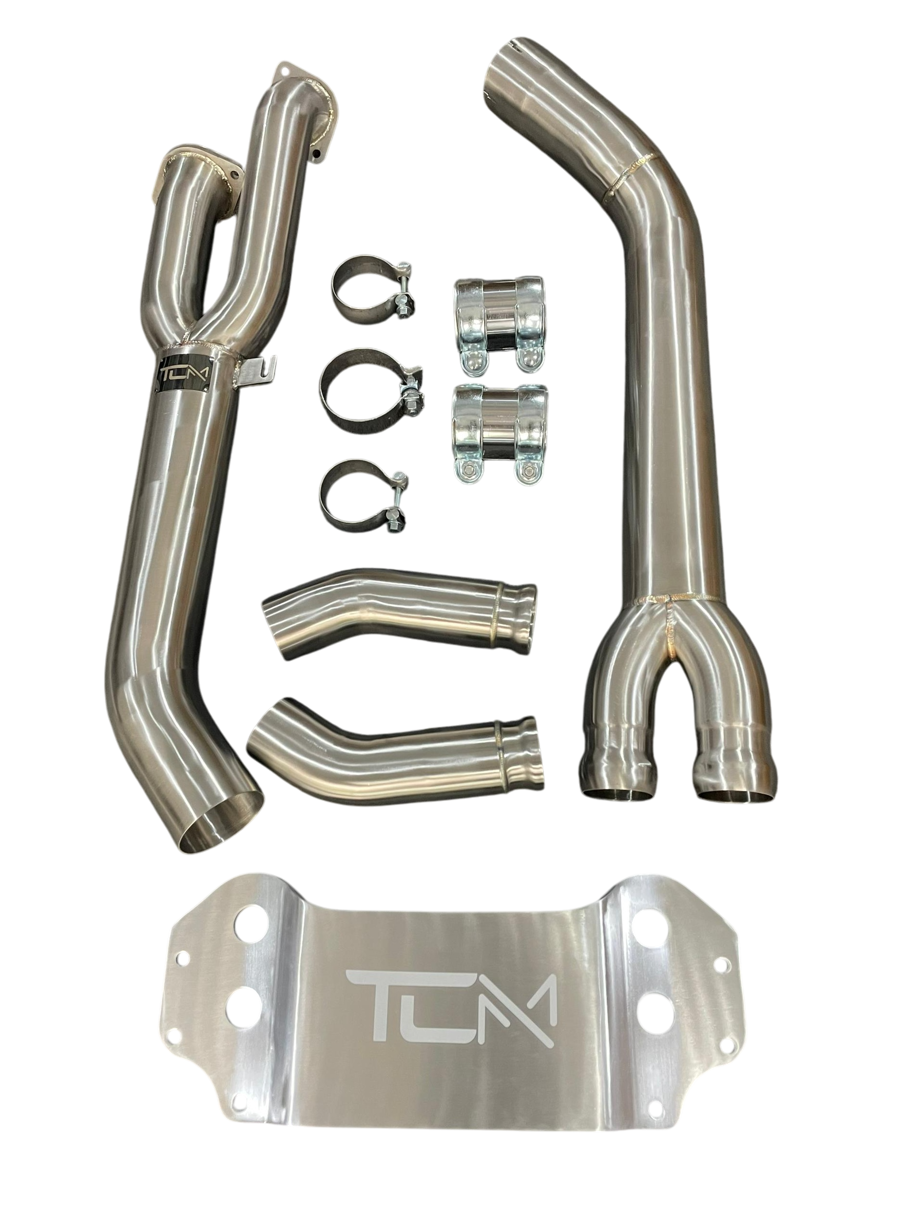 TCM 3.5" Single Midpipe w/Brace BMW M3 | M4 G80 G82 G83 S58 | House of Apex - House of Apex