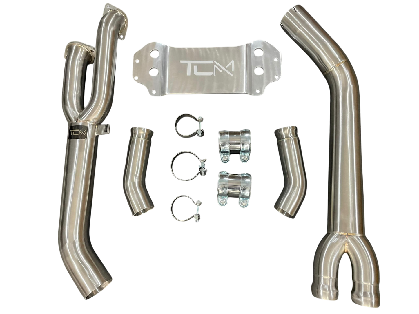 TCM 3.5" Single Midpipe w/Brace BMW M3 | M4 G80 G82 G83 S58 | House of Apex - House of Apex