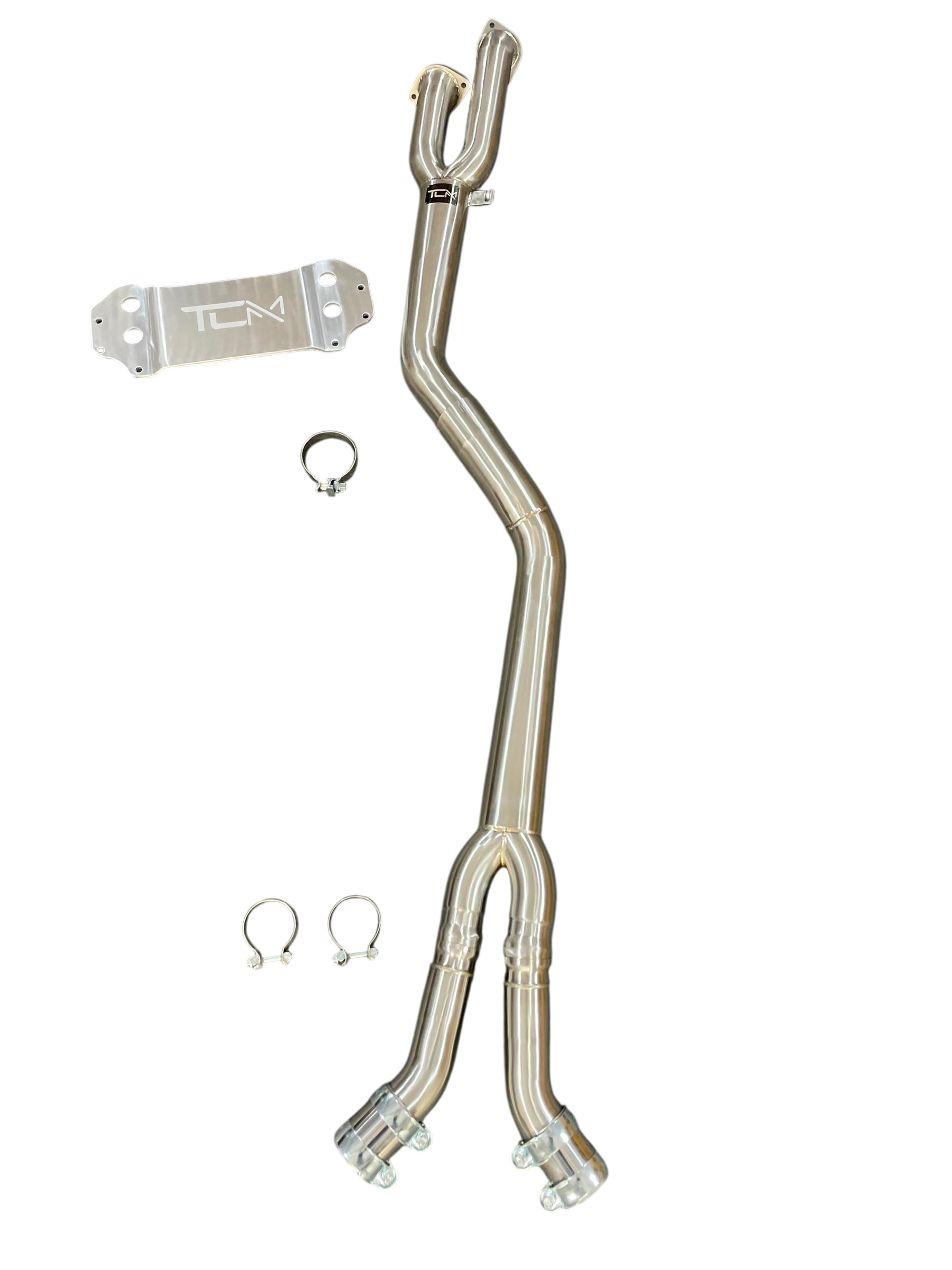 TCM 3.5" Single Midpipe w/Brace BMW M3 | M4 G80 G82 G83 S58 | House of Apex - House of Apex