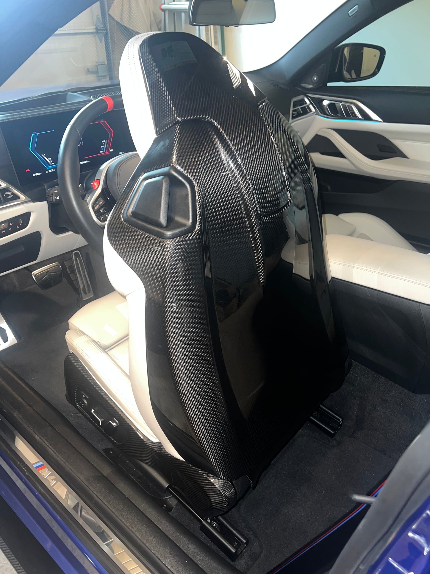 G8X Dry Carbon Fiber Seat Back Covers