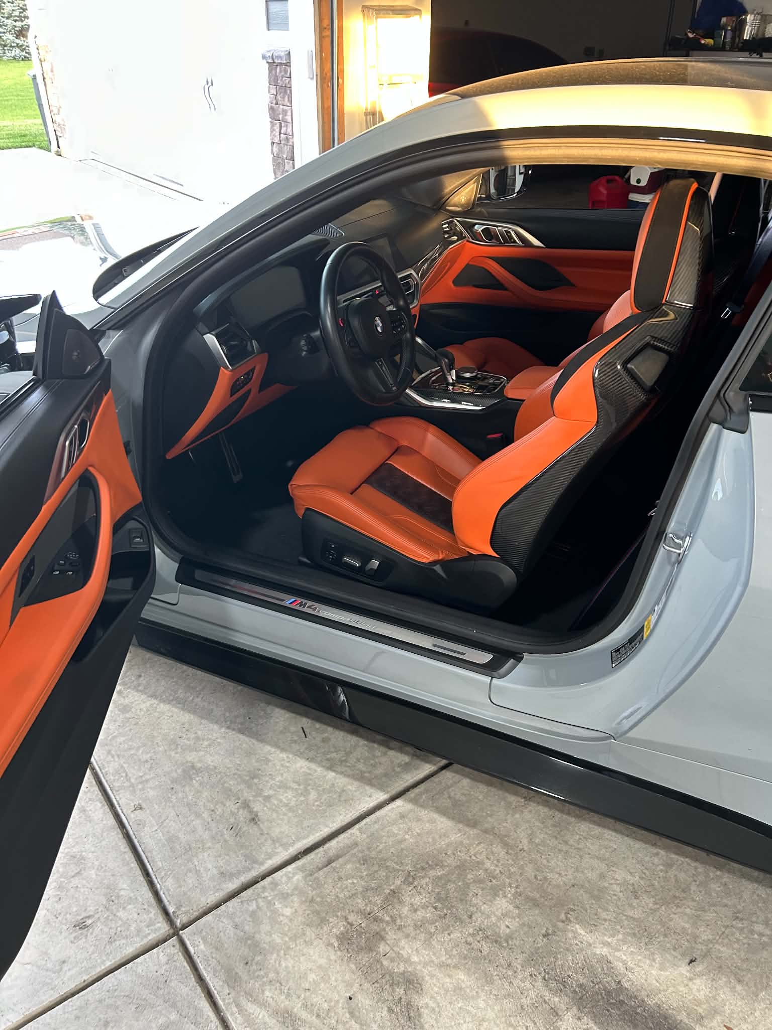 G8X Dry Carbon Fiber Seat Back Replacement Set