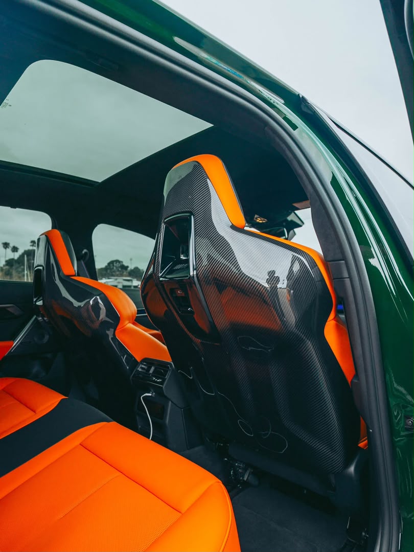 G90 / G99 M5 OEM Style Dry Carbon Fiber Seat Back Covers