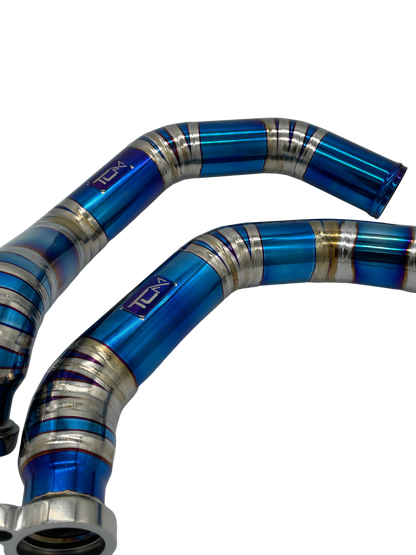 TCM Titanium Charge Pipe Kit BMW M3 M4 M2C F80 F82 F87 S55 | House of Apex - House of Apex