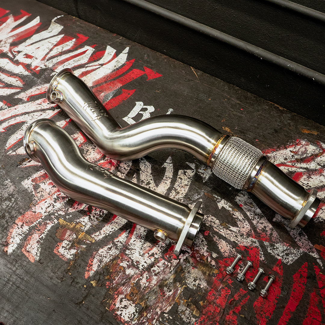 Rvng G8X S58 XL Flow Series 3.5” Catless Downpipes