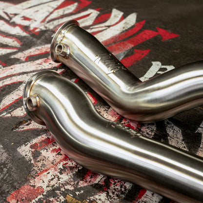 Rvng G8X S58 XL Flow Series 3.5” Catless Downpipes