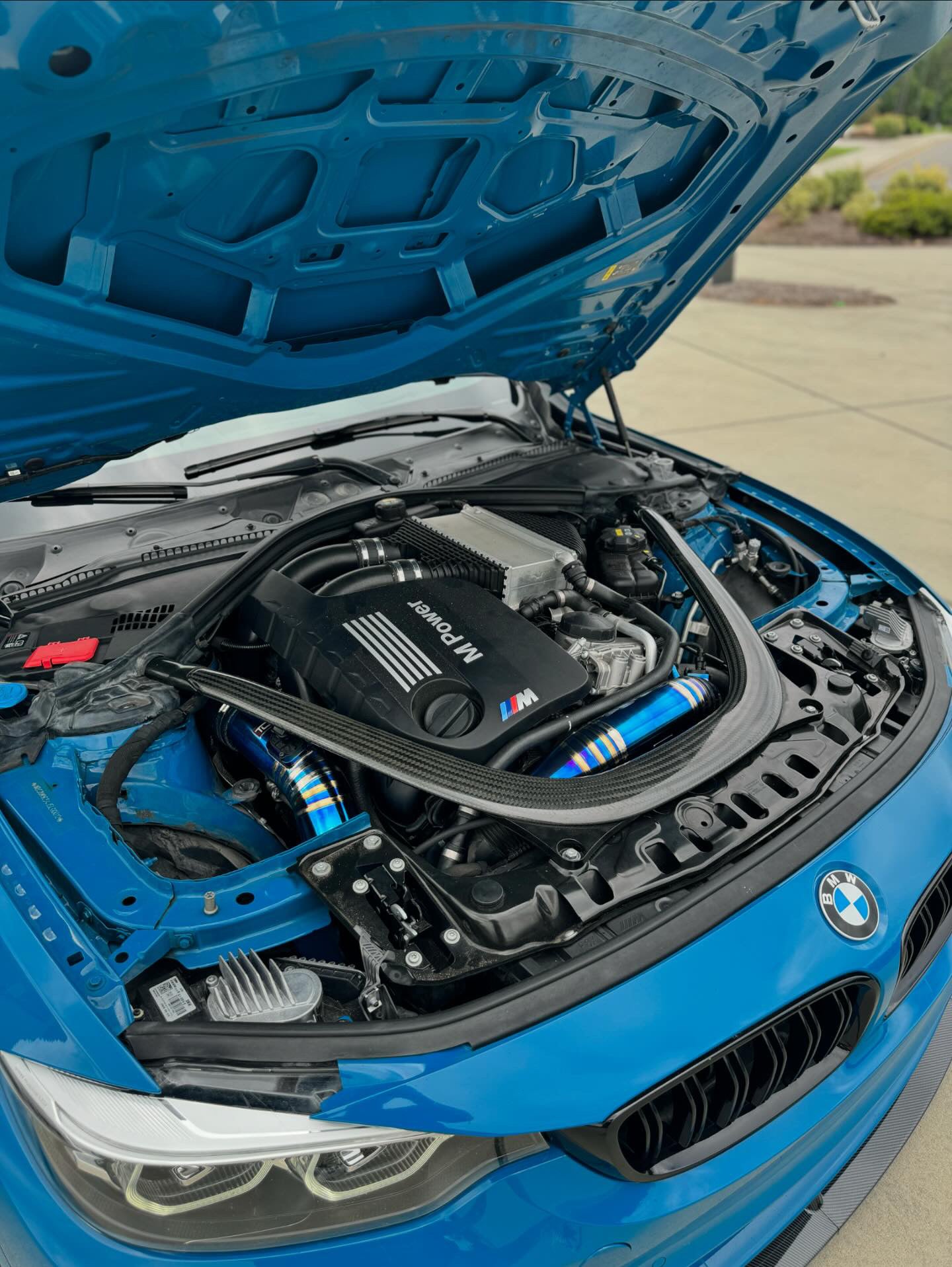 TCM Titanium Front Mount Intake Kit BMW M2 M3 M4 F80 F82 S55 | House of Apex - House of Apex