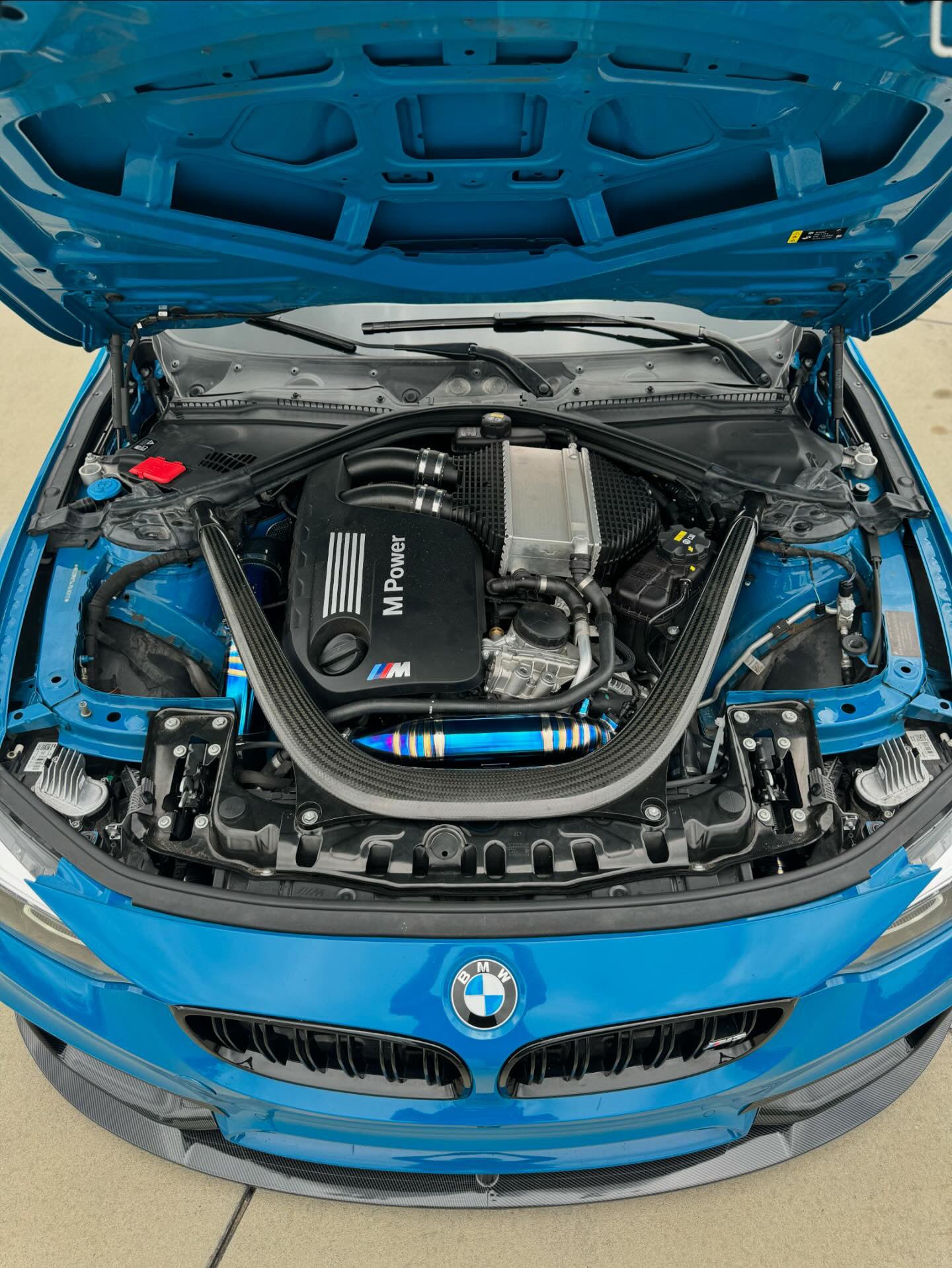 TCM Titanium Front Mount Intake Kit BMW M2 M3 M4 F80 F82 S55 | House of Apex - House of Apex