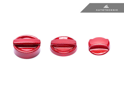 AutoTecknic Dry Carbon Competition Oil Cap Cover - A90 Supra