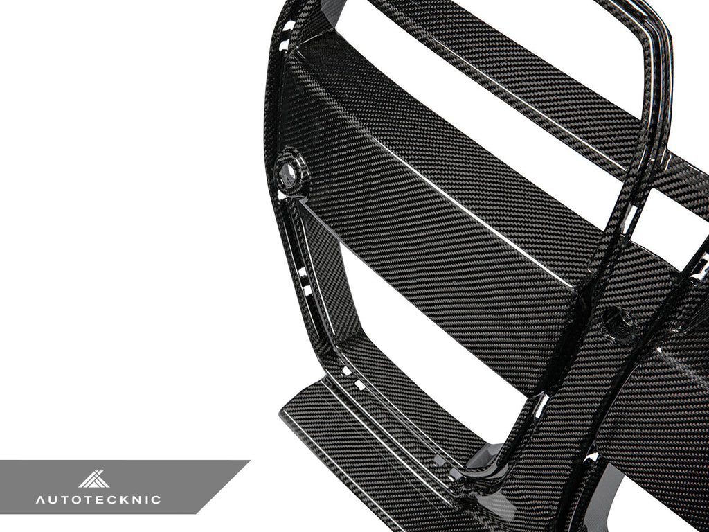 AutoTecknic Dry Carbon Motorsport V2 Front Grille - G80 M3 | G82/ G83 M4