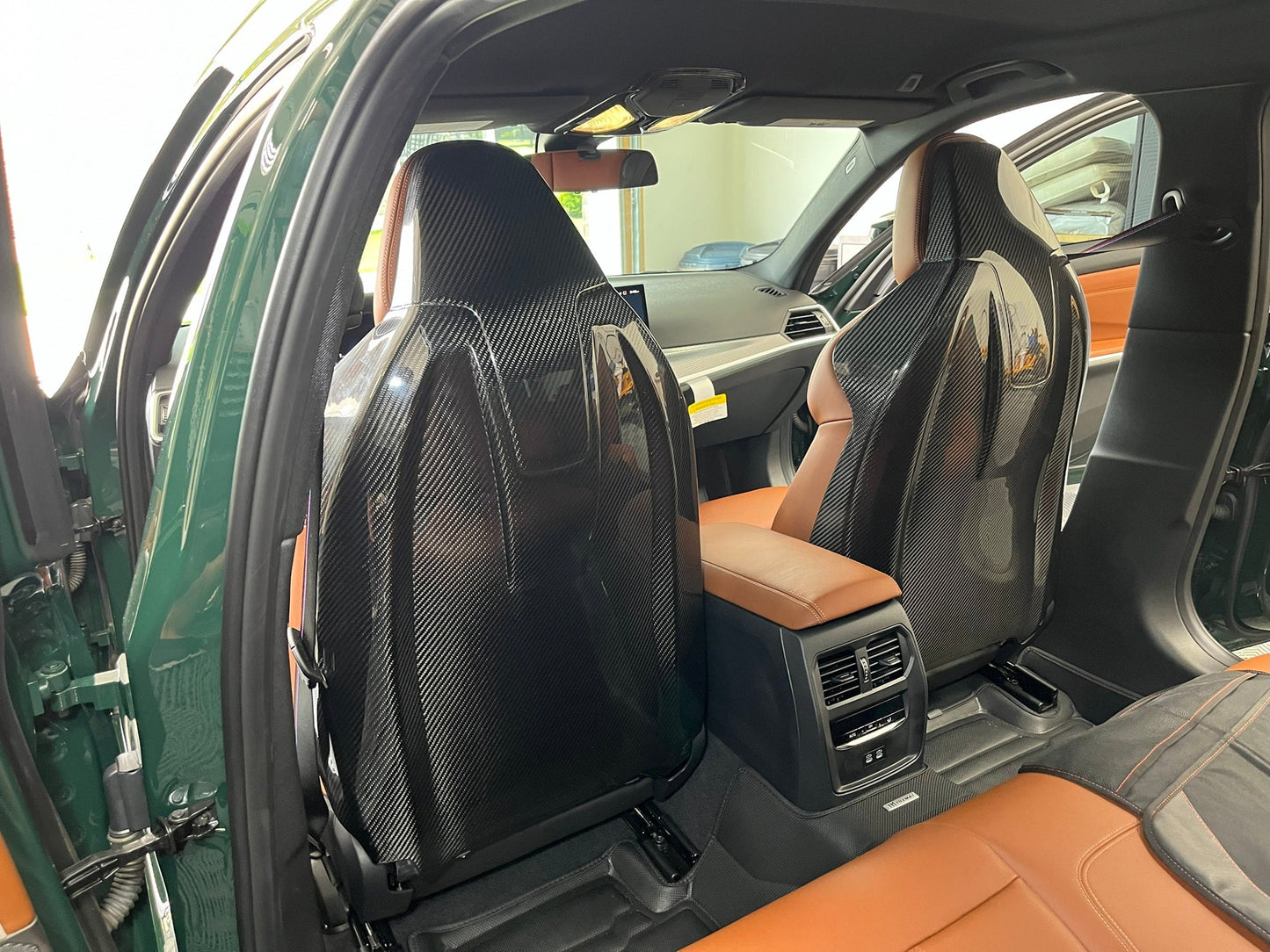 G8X Dry Carbon Fiber Seat Back Covers