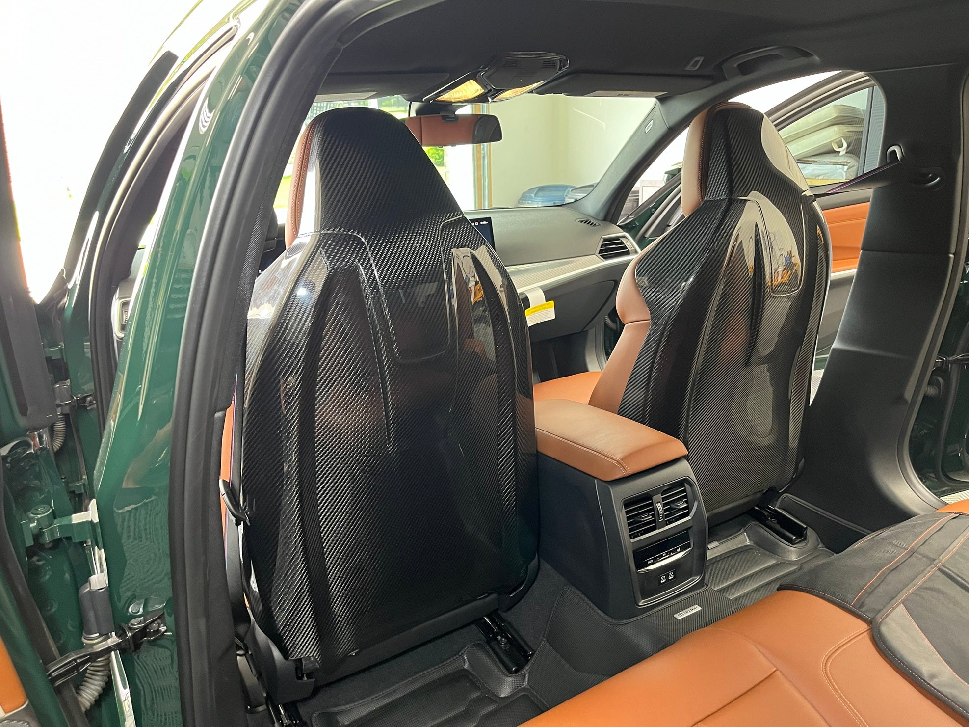 G8X Dry Carbon Fiber Seat Back Covers