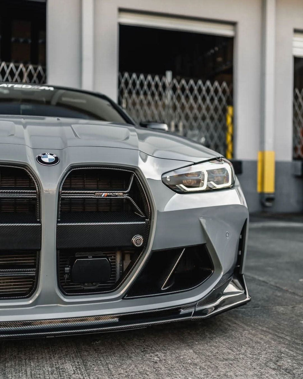 BMW 3 Series M3 G80 M4 G82 CSL Style Carbon Fiber Front Grille (2021 - 2023)