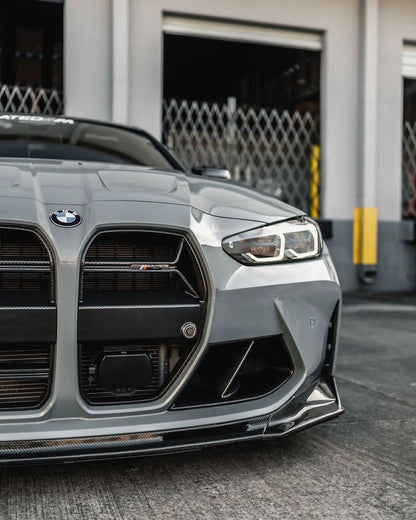 BMW 3 Series M3 G80 M4 G82 CSL Style Carbon Fiber Front Grille (2021 - 2023)