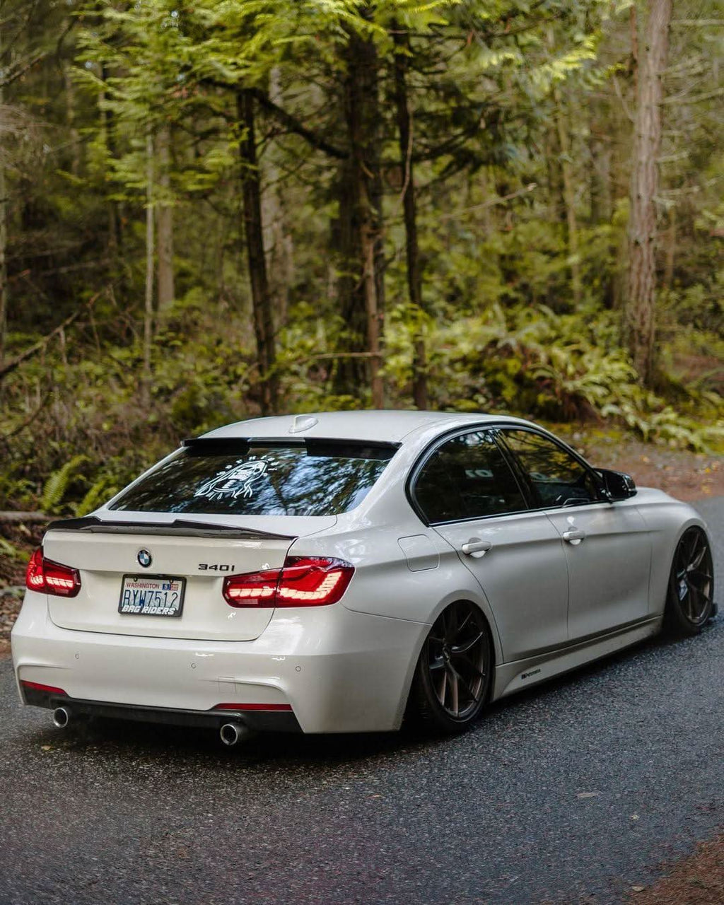 BMW 3-Series 6th Gen F30 F35 F80 GTS Style -Red or Smoked- OLED Dynamic Tail Lights (2012-2019)