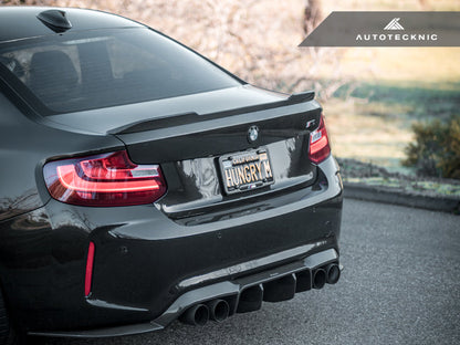 AutoTecknic Dry Carbon Fiber Competition Trunk Spoiler - F87 M2