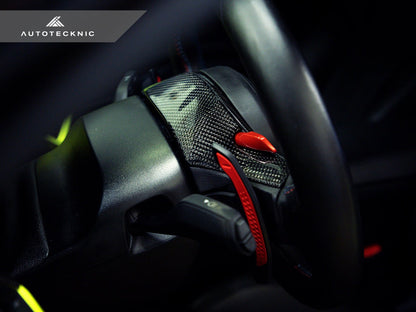 AutoTecknic Replacement Carbon Steering Wheel Top Cover - G80 M3 | G82/ G83 M4
