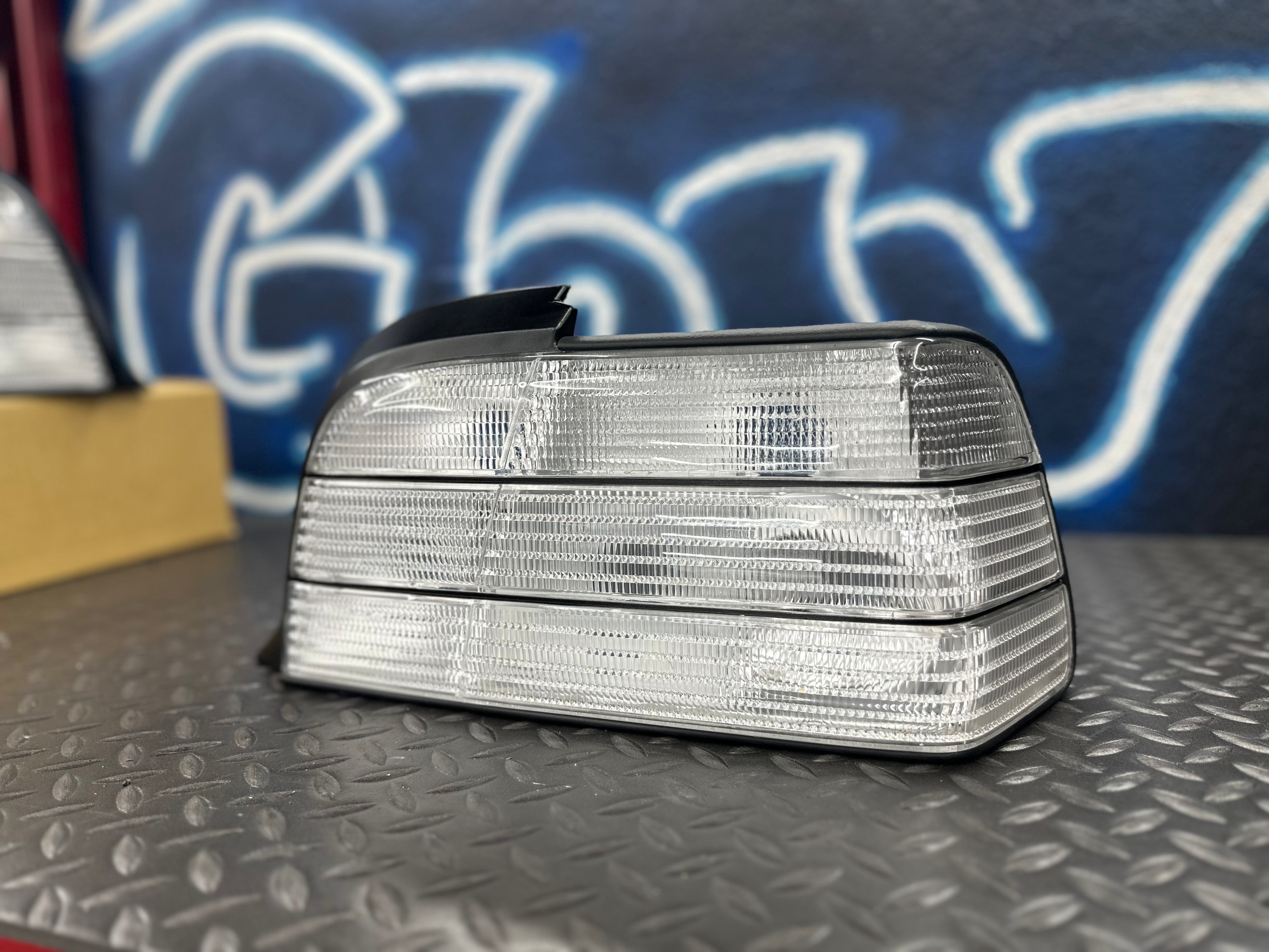 NTXGlow Custom Clear Tail Lights (E36 Coupe/Convertible) | House of Apex - House of Apex