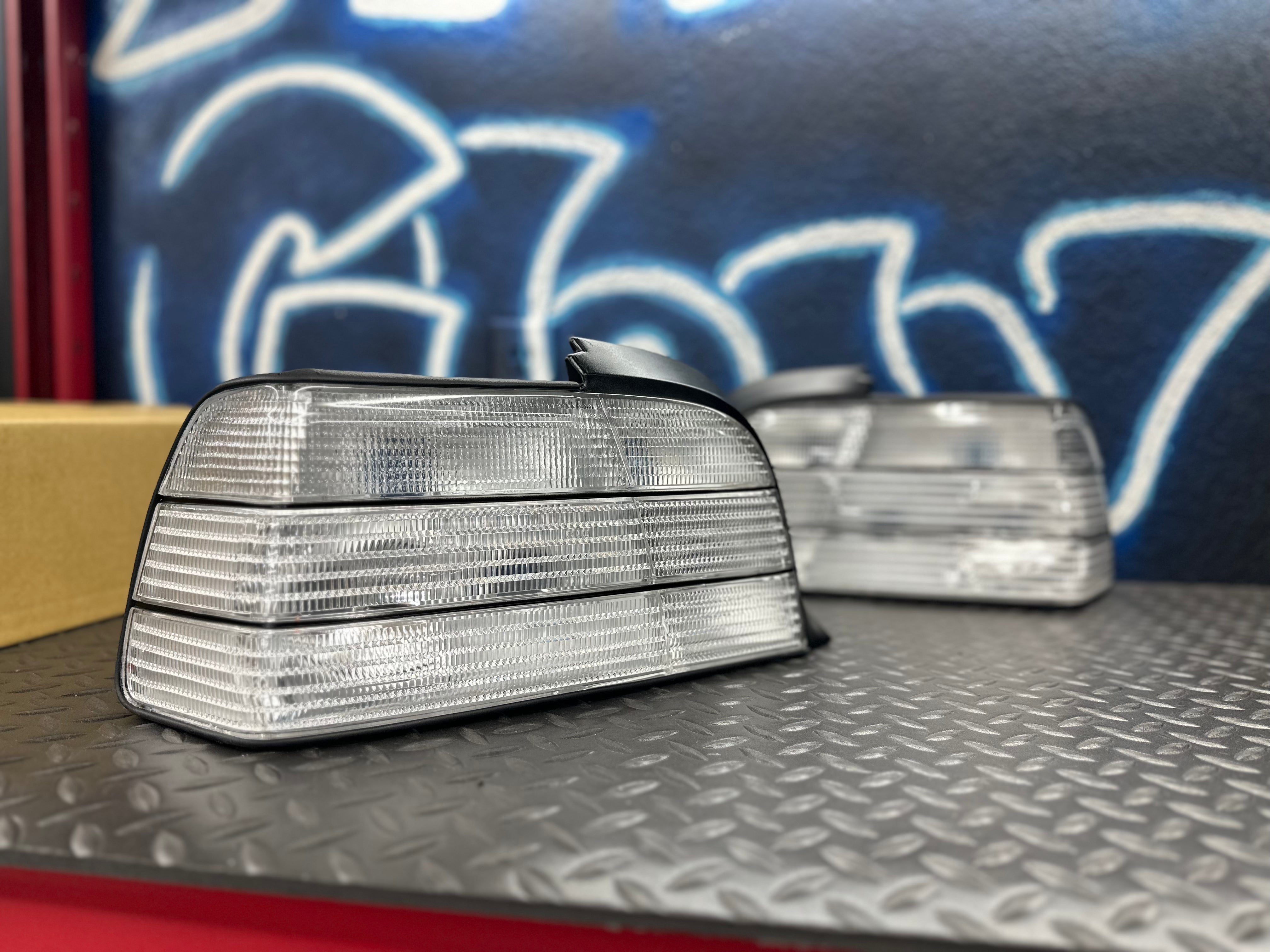 NTXGlow Custom Clear Tail Lights (E36 Coupe/Convertible) | House of Apex - House of Apex